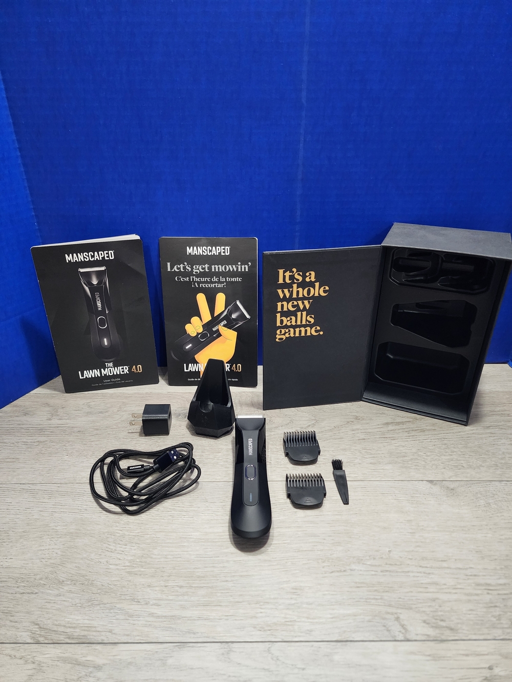 Manscaped The Lawn Mower 4.0 Black Rechargeable Cordless Trimmer E516934